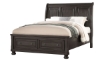 Picture of Newbury Soriah Grey Mindy Sleigh Storage Beds