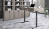 Picture of Platinum Gray Linen Lift Top Desk