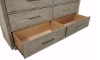 Picture of Platinum Gray Linen 6-Drawer Dresser