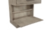 Picture of Platinum Gray Linen 1-Drawer Nightstand