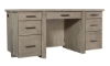 Picture of Platinum Gray Linen 66” Executive Desk