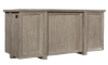 Picture of Platinum Gray Linen 66” Executive Desk