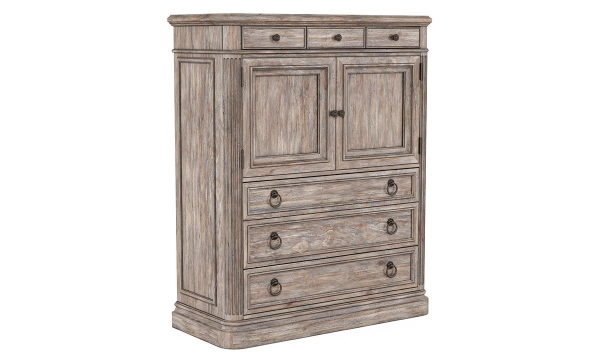 Picture of Etienne Natural Gray 6-Drawer Door Chest