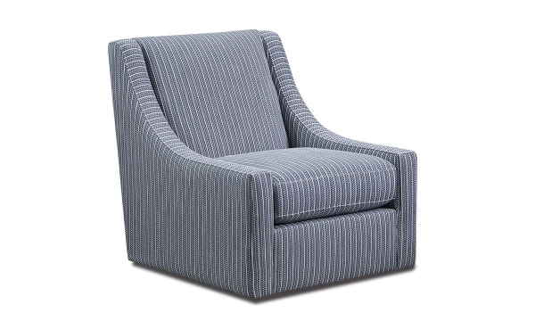 Picture of Lockwood Indigo Swivel Accent Chair