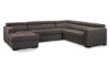 Picture of Tilden Smoke 3-Piece Left Chaise Sleeper Sectional