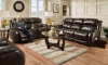 Picture of Weston Walnut Leather Power Reclining Sofa with Power Headrests