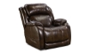 Picture of Weston Walnut Leather Power Reclining 3-Piece Living Room Set with Power Headrests