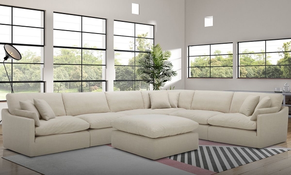 Picture of Bainbridge Linen 6-Piece  Modular Sectional