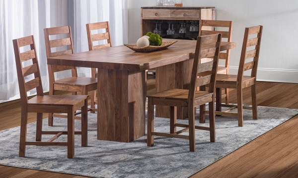 Picture of Greenwich Solid Acacia Wood 5-Piece Dining Set