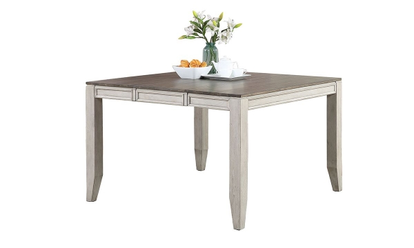 Picture of Abacus Alabaster and Honey Counter Height Dining Table