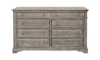 Picture of Highland Park Driftwood 8-Drawer Dresser