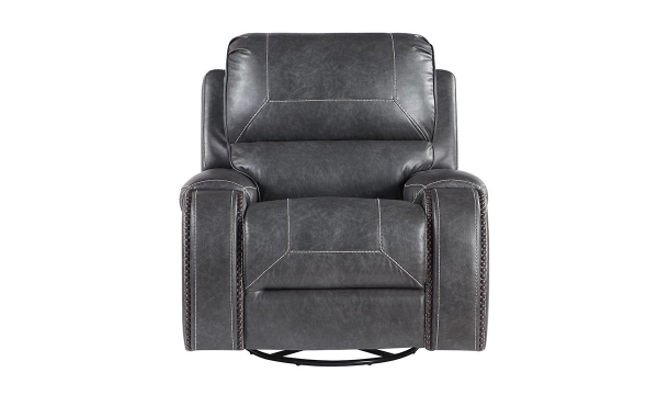 Picture of Caspian Gray Swivel Rocker Recliner
