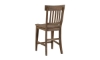 Picture of Riverdale Driftwood Slat-Back Counter Height Stool