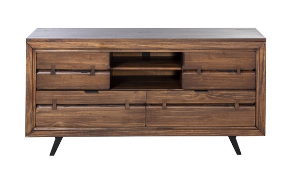 Picture of Carpentry Live Edge Solid Pine Entertainment Conso