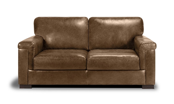 Picture of Medici Chestnut Leather Loveseat