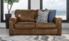 Picture of Medici Chestnut Leather Loveseat