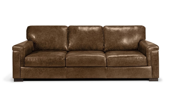 Picture of Medici Chestnut Leather Sofa