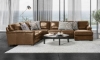 Picture of Medici Chestnut 4-Piece Right Chaise Sectional