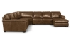 Picture of Medici Chestnut 4-Piece Right Chaise Sectional