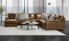 Picture of Medici Chestnut 4-Piece Left Chaise Sectional