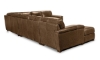 Picture of Medici Chestnut 4-Piece Left Chaise Sectional