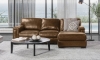 Picture of Medici Chestnut Leather Sectionals