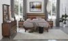 Picture of Greentown Brown Solid Pine Panel Bedroom Sets