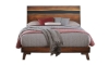 Picture of Greentown Brown Solid Pine Panel Bedroom Sets