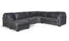 Picture of Medici Gray 4-Piece Left Chaise Sectional