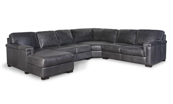 Picture of Medici Gray 4-Piece Left Chaise Sectional