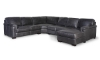 Picture of Medici Gray 4-Piece Right Chaise Sectional