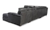 Picture of Medici Gray 4-Piece Right Chaise Sectional