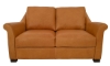 Picture of San Marco Camel Leather Loveseat