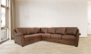 Picture of San Marco Taupe Leather 2-Piece L-Sectionals