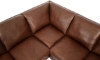 Picture of San Marco Taupe Leather 2-Piece L-Sectionals
