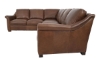 Picture of San Marco Taupe Leather 2-Piece L-Sectionals