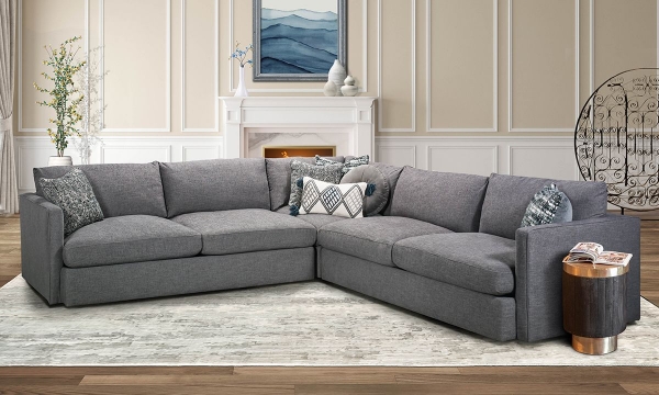 Picture of Lincoln Park Charcoal 3-Piece Corner Sectional