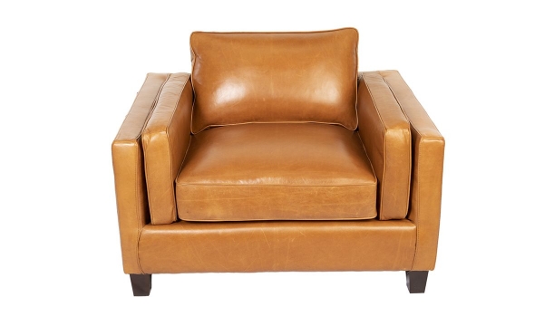 Picture of Rocky Mountain Leather Taos Butterscotch Armchair