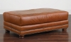 Picture of Rocky Mountain Leather Brandy Alligator Cocktail Ottoman