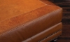 Picture of Rocky Mountain Leather Brandy Alligator Cocktail Ottoman