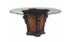 Picture of Carnegie Manor II Round Glass Top Dining Table