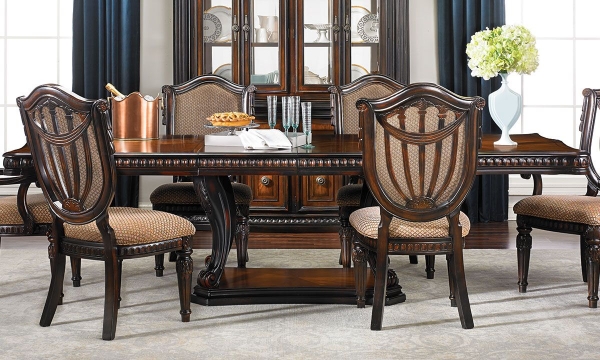 Picture of Carnegie Manor I 5-Piece Dining Set with Upholstered Side Chairs