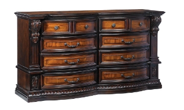 Picture of Carnegie Manor Cinnamon 8-Drawer Dresser