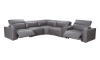 Picture of Savant Gray Leather 6-Piece Power Sectional