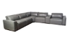 Picture of Savant Gray Leather 6-Piece Power Sectional