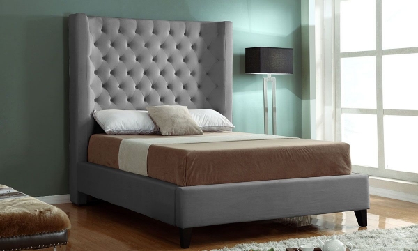 Picture of Wilson Graphite Wing Back Upholstered Beds
