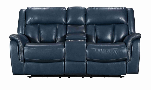 Picture of Prodigy Leather Power Reclining Console Loveseat