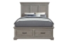 Picture of Lansing Weathered Grey 3-Piece Storage Bedroom Set
