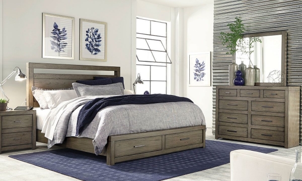 Picture of Aspenhome Modern Loft Storage Bedroom Sets