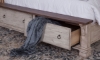 Picture of Belmont Solid Wood Storage Bed Antique Linen